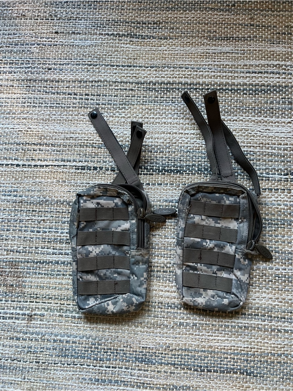 Cabela's Gray Tactical Zipper Pulls
